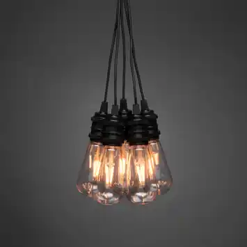 Konstsmide lichtsnoer edison add-on 10lampen 10 meter dimbaar