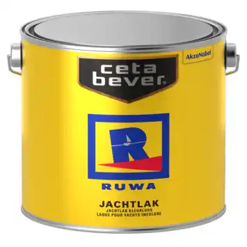 Ruwa jachtlak hoogglans kleurloos 2,5 l