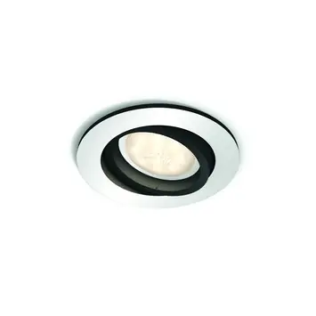 Philips HUE White ambiance inbouwspot Milliskin zilver - Incl dimmer