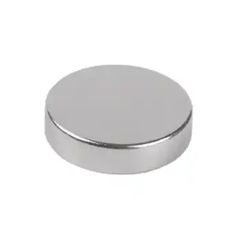 Magneetschijf Neodymium zilver 12x3mm 6 stuks