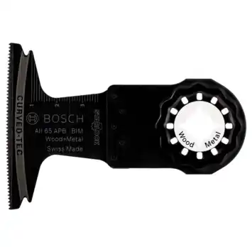 Bosch Starlock multitool accessoire - invalzaagblad bi-metaal voor hout met spijkers - 65 x 40 mm