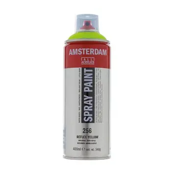 Amsterdam verf acrylverfspray reflexgeel 400ml