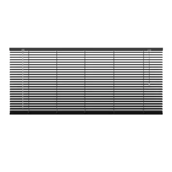KARWEI aluminium jaloezie 25 mm zwart (kleurnr. 203) 180x180 cm (bxh)