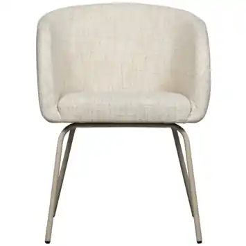 WOOOD eetkamerstoel Noelle gemêleerd beige