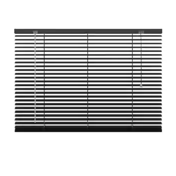 KARWEI aluminium jaloezie 25 mm zwart (kleurnr. 203) 100x130 cm (bxh)