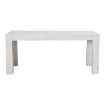 Eettafel Liefburg wit steigerhout 76 x 180 cm