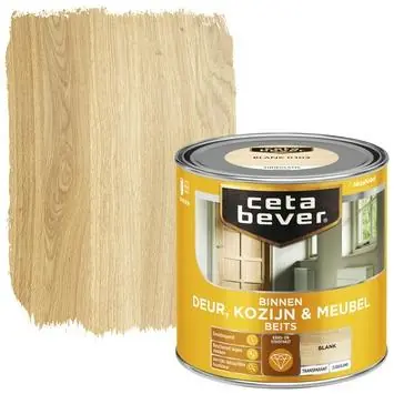CetaBever Deur, Kozijn & Meubelbeits zijdeglans transparant blank 250 ml
