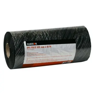 Handson slabbenfolie DPC 60cm 25meter
