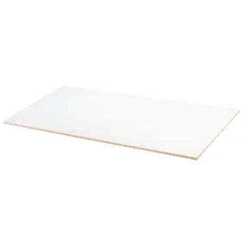 MDF-plaat wit lakdraagfolie 122 x 61 cm 12 mm
