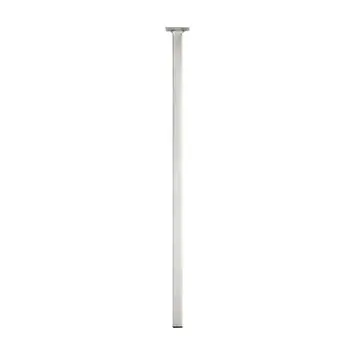 Duraline tafelpoot vierkant nikkel geborsteld 2,5x2,5x75 cm