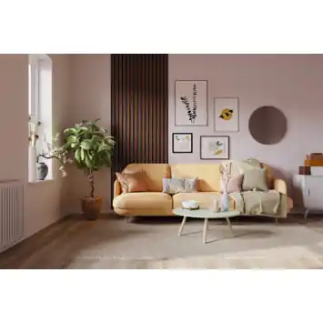 Lattenwand MDF Decowall Essential walnoot 260x30cm, 2 stuks (1.56m2)
