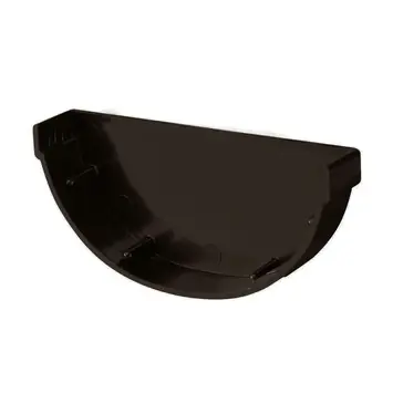 Martens mastgoot eindstuk 100 mm bruin