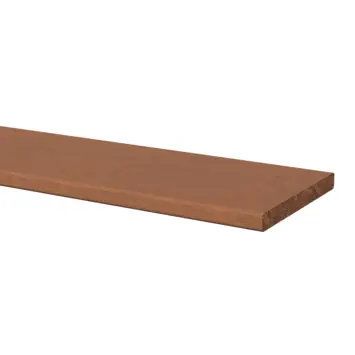 Tuinplank keruing hardhout geschaafd 240 x 14,3 x 1,3 cm