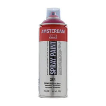 Amsterdam verf acrylverfspray quinacridonerose 400ml