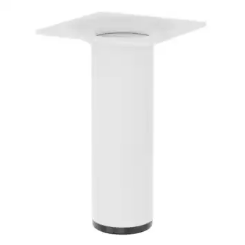 Duraline meubelpoot rond wit Ø3x10 cm