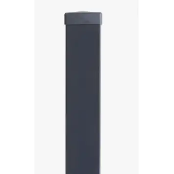 Profielpaal vierkant antraciet 6 x 6 cm, lengte 150 cm