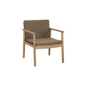 Loungestoel Pip bruin hout
