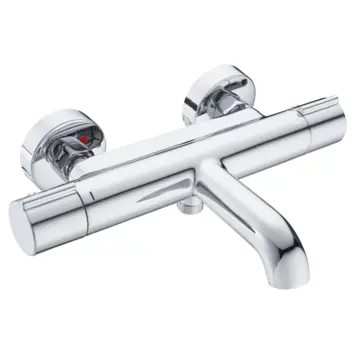 Atlantic thermostatische badkraan Colin chroom 15 cm