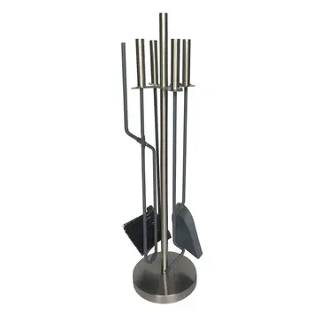 Livn Accessoiresset Houtkachel Modern 5-delig RVS
