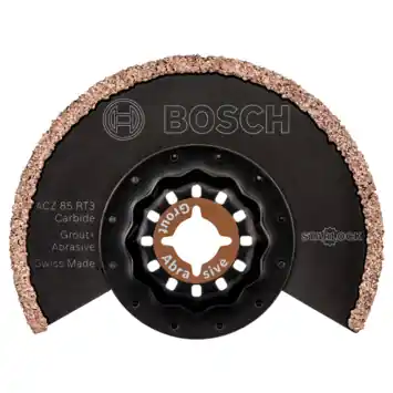 Bosch Starlock multitool accessoire - HM-RIFF segmentzaagblad ACZ85RT voor tegelvoegen en poreus beton - 85 mm