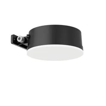 Philips solar wandlamp rond Vynce zwart