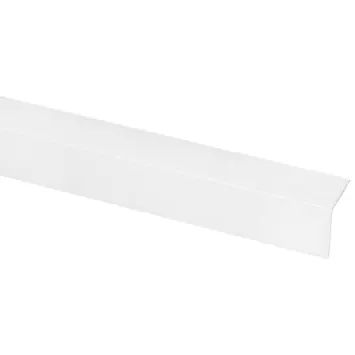 Hoekprofiel kunststof wit zelfklevend 20x20mm 260cm