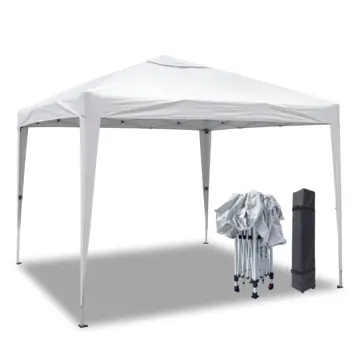 Handson One Touch partytent 2,95 x 2,95 m wit vierkant waterafstotend