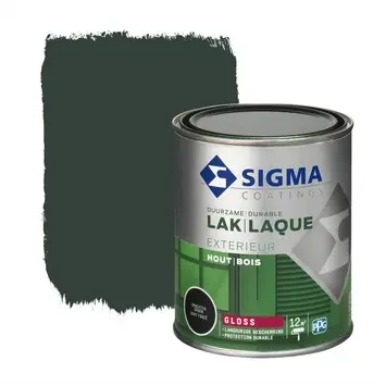Sigma Exterieur buitenlak hoogglans grachtengroen 750 ml