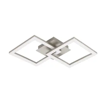 EGLO plafondlamp Huerta L nikkel