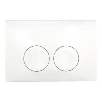 Geberit Delta 25 bedieningspaneel wit 3/6 L