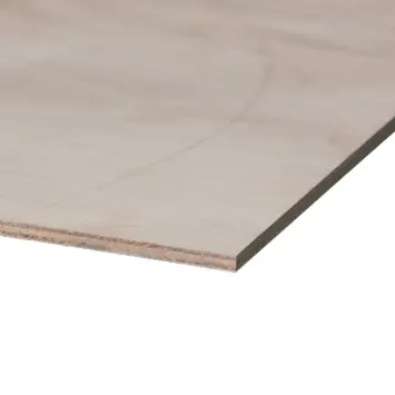 Multiplex garantplaat okoumé 125 x 61 cm 10 mm