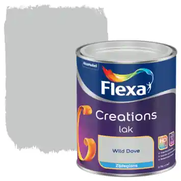Flexa Creations binnenlak zijdeglans wild dove 750 ml