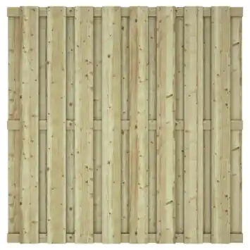 Schutting Royal grenen hout 180 x 180 cm 17 planks