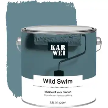 KARWEI muurverf wild swim mat 2,5 liter