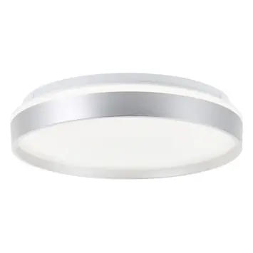 Brilliant plafondlamp Britt zilver ø33cm 3 standen dimbaar
