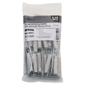 KARWEI uni-plug 8x40mm + uni 5x60mm 25ST