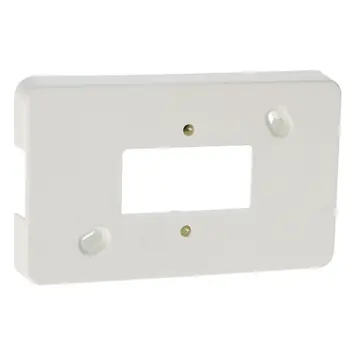 Attema montageplaat dubbel leidinggootsysteem K25 wit
