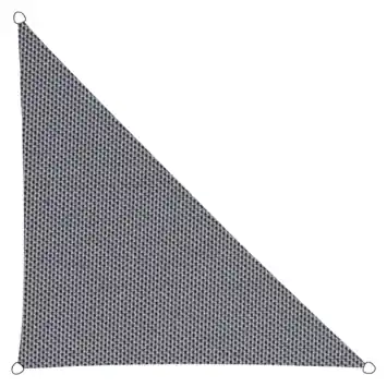 Handson schaduwdoek HDPE driehoek antraciet 300x300 cm