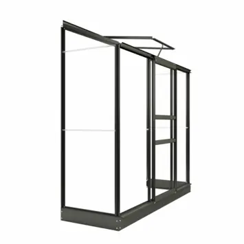 Royal Well Emma II muurkas aluminium groengrijs 1,34 m²