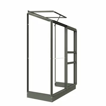 Royal Well Emma I muurkas aluminium groengrijs 0,91 m²