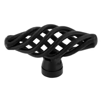 Knop Claire zwart 51mm