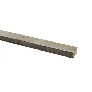 Steigerhouten lat geborsteld ca. 30x62 mm, lengte 250 cm vergrijsd