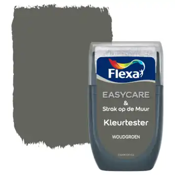 Flexa Strak op de muur Easycare kleurtester mat woudgroen 30 ml