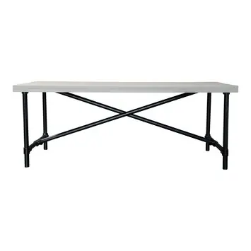 Eettafel Alle grijs steigerhout 95 x 200 cm