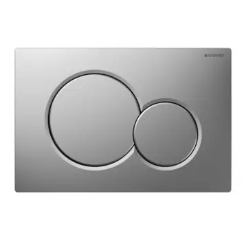 Geberit Sigma 01 bedieningspaneel mat chroom voor inbouwreservoir Systemfix