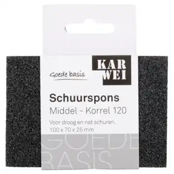 KARWEI schuurspons middel K120