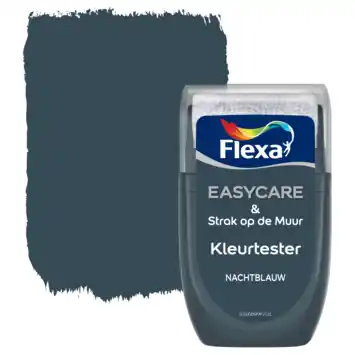 Flexa Strak op de muur Easycare kleurtester mat nachtblauw 30 ml
