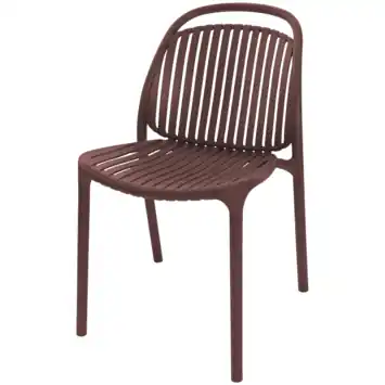 Tuinstoel Victor burgundy kunststof