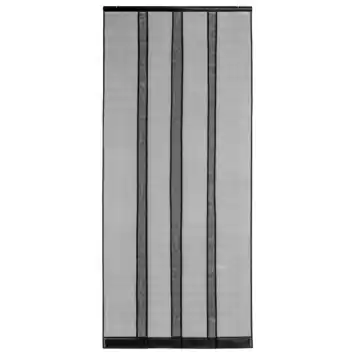 OK lamellen hordeur zwart 95x220 cm