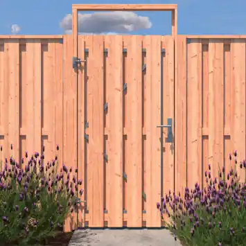 Tuindeur pakket Royal Douglas hout bruin 180 x 100 cm